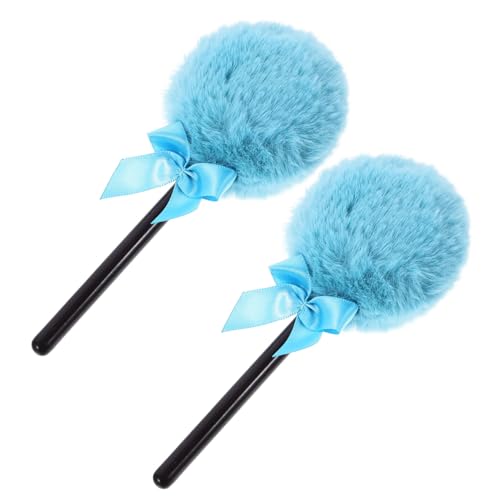 LRXIYODE 2 Stück Makeup Puderquaste Lollipop Form Weiche Hautfreundliche Puderpuffs für Frauen und Mädchen Effizient für Schnelles Auftragen von Puder Waschbar und Schonend für Hauttypen von LRXIYODE