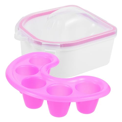 LRXIYODE 2 Stück Maniküre Schale Nail Polish Remover Nagelentferner Schüssel Handbad für Nagelpflege und Nagelkunst Langlebig Praktisch Geeignet für DIY und Salongebrauch von LRXIYODE