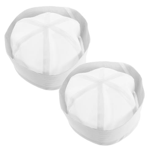 LRXIYODE 2 Stück Matrosenmützen Erwachsene Klassische Segler Hüte für Karneval Kostüm Party Verkleidung Zubehör für Maskenball Cosplay von LRXIYODE