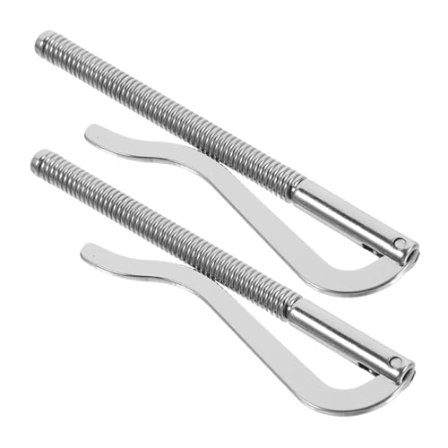 LRXIYODE 2 Stück Metall Geldclip Federclip aus Robustem Zinklegierung Geldscheinklammer für Bargeld Kreditkarten Kleine Geldtasche Herren Praktisch Langlebig von LRXIYODE