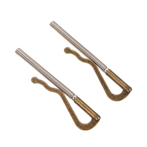 LRXIYODE 2 Stück Metall geldklammer Federmechanismus Langlebiger Geldscheinklammer für Schecks Bargeld und Kreditkarten Strapazierfähiger Tragbarer Banknotenhalter für Herren und Damen von LRXIYODE