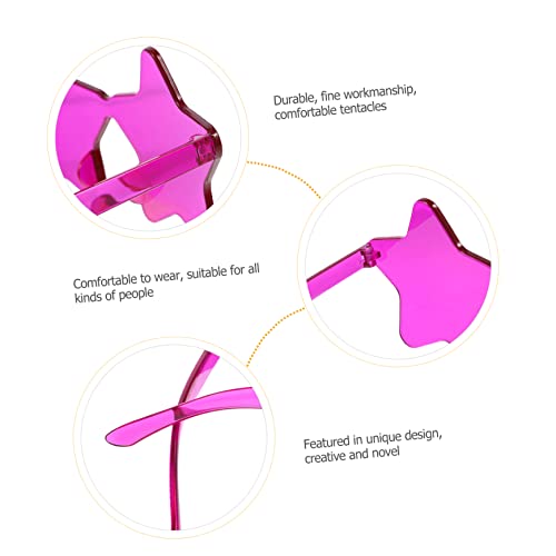 LRXIYODE 2 Stück Rahmenlose Stern Sonnenbrille Farbenfrohe Party Brille für Damen und Herren Dekorative Langlebige UV Schutzbrille für Karneval Halloween Geburtstag Strand und Cosplay LRXIYODE 2 Stück Rahmenlose Stern Sonnenbrille Farbenfrohe Party Brille für Damen und Herren Dekorative Langlebige UV Schutzbrille für Karneval Halloween Geburtstag Strand und Cosplay von LRXIYODE