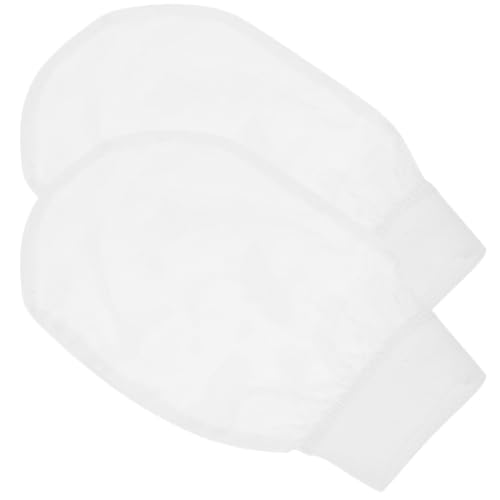 LRXIYODE 2 Stück Reißfeste Duschhandschuhe für Sanftes Peeling Hautreinigungs und Exfolierungshandschuhe für Mädchen für Beine Rücken und Mehr von LRXIYODE