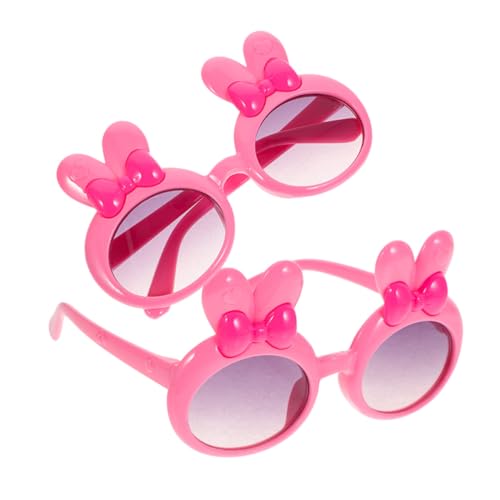 LRXIYODE 2 Stück Sonnenbrillen Leicht Uv-schutz Cartoon Motiv für Jungen Mädchen Festival Accessoire Kleines Design Robust und Komfortabel von LRXIYODE