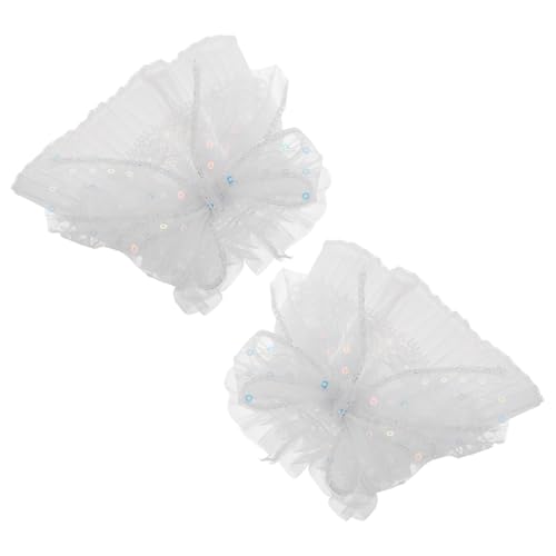 LRXIYODE 2 Stück Elegante Kurze Brautkleid-armmanschetten Aus Spitze Braut-accessoire Falsche Ärmel Für Frauen von LRXIYODE