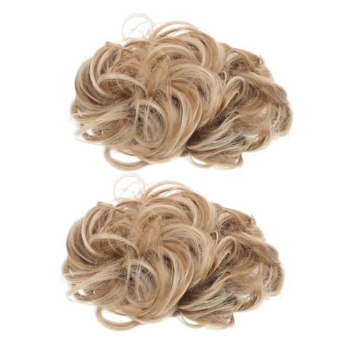 LRXIYODE 2stücke Dutt-haarteil Für Damen Mit Gewelltem Chignon-accessoire Synthetische Dutt-extensions Für Unordentliche Dutts Dutt-haarteile Für Alltag Partys Und Hochzeiten von LRXIYODE