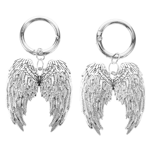 LRXIYODE 2 Stück Teiliges Abnehmbare Engelsflügel Stiefelanhänger aus Langlebiger Bootsschmuck mit Ring Vielseitiges Accessoire für Alltag Party und Date von LRXIYODE
