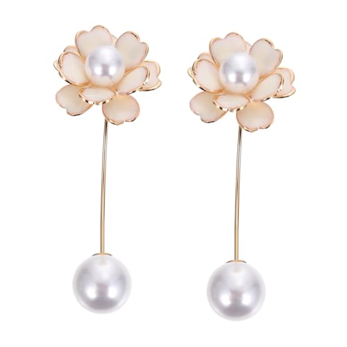 LRXIYODE 2 Stück Teiliges Blumenbroschen aus Elegante Anstecknadeln für Damenkleidung Modische Broschen zum Schutz vor Einblicken Vielseitiges Accessoire für Kragen und Cardigan von LRXIYODE