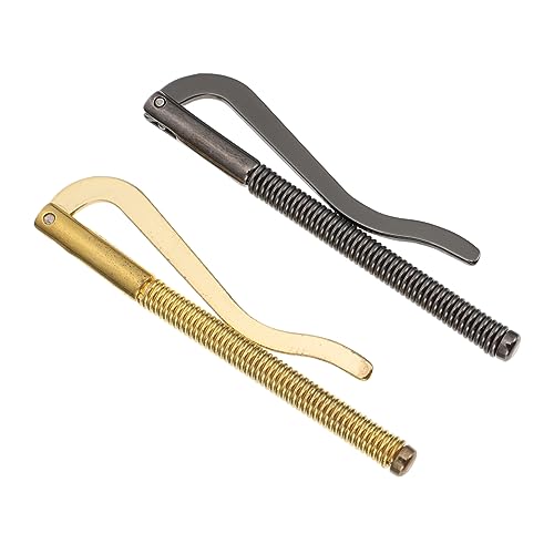 LRXIYODE 2stücke Bifold Geldbörse Aus Leder Mit Federklammer Herren Portemonnaie Accessoire Zum Aufbewahren Von Schecks Und Kreditkarten Robust Und Langlebig von LRXIYODE