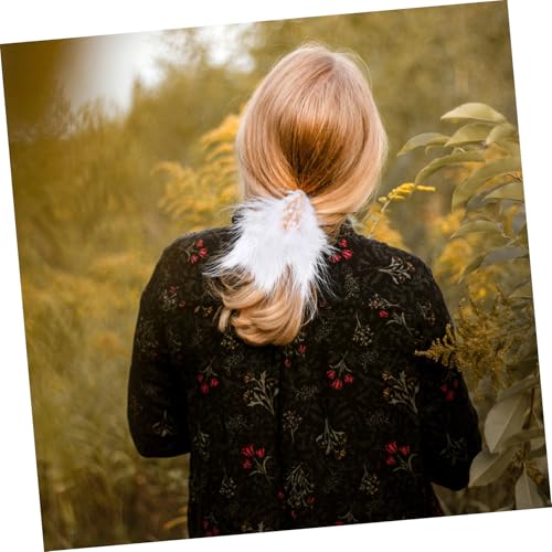 LRXIYODE 2 Stück Teiliges Fedrige Haarklammern für Mädchen Elegante Haarnadeln mit Rutschfestem Alligatorclip Leichtes Haaraccessoire für Festliche und Alltägliche Frisuren von LRXIYODE