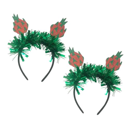 LRXIYODE 2 Stück Teiliges Hawaii Obst Party Haarreif Einzigartiges Fruchtmuster Angenehmer Kopfschmuck für Frauen für Hochzeit Geburtstag Festival und Outdoor Feiern von LRXIYODE