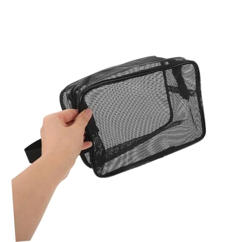 LRXIYODE 2 Stück Teiliges Netz Großer Kapazität Atmungsaktive Reise-toilettenartikel Aufbewahrungstasche für Damen und Herren Stabiler Langlebiger Kosmetik-Organizer mit Reißverschluss für von LRXIYODE