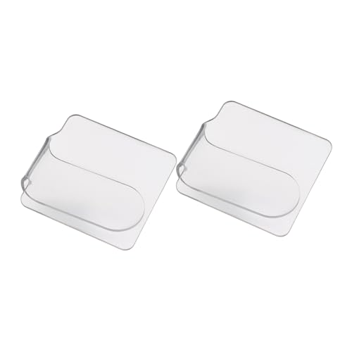 LRXIYODE 2 Stück Teiliges Transparentes Acryl Makeup Mischpalette Ergonomisches Design für Foundation Lidschatten und Lippenstift Handlich und Leicht zu Reinigen für Präzises Farbmischen von LRXIYODE