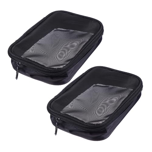 LRXIYODE 2 Stück Teiliges Transparentes Mesh Kosmetiktasche Tragbarer Toilettenbeutel mit Praktischem Organizer Kompakte Kulturtasche für Reise und Alltag Kleine Aufbewahrungstasche für LRXIYODE 2 Stück Teiliges Transparentes Mesh Kosmetiktasche Tragbarer Toilettenbeutel mit Praktischem Organizer Kompakte Kulturtasche für Reise und Alltag Kleine Aufbewahrungstasche für von LRXIYODE