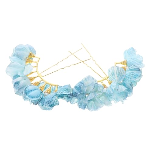 LRXIYODE 2 Stück U förmige Haarnadeln mit Imitationsperlen Brautschmuck Chinesischer Stil Haarschmuck für Hochzeit Dutt und Festliche Anlässe Damen Zubehör von LRXIYODE