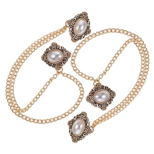 LRXIYODE 2 Stück Vintage Herren Broschen Teilig Anstecknadeln mit Ketten und Perlen Dekorative Clips für Hemdkragen und Anzug Vielseitiger Modeschmuck für Formelle und Freizeit Anlässe LRXIYODE 2 Stück Vintage Herren Broschen Teilig Anstecknadeln mit Ketten und Perlen Dekorative Clips für Hemdkragen und Anzug Vielseitiger Modeschmuck für Formelle und Freizeit Anlässe von LRXIYODE