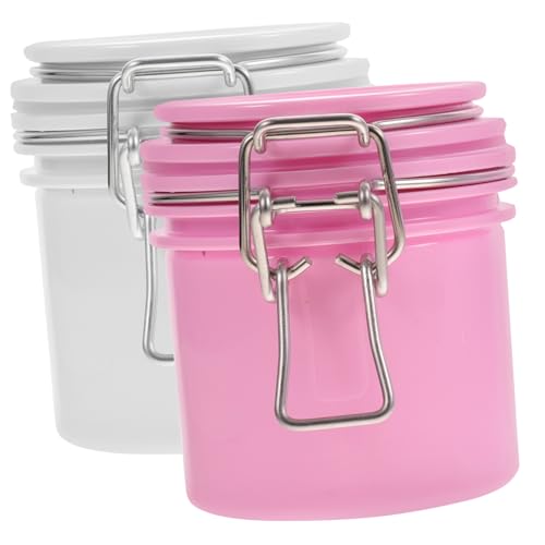 LRXIYODE 2 Stück Wimpernkleber Aufbewahrungsbehälter aus Langlebigem Material Luftdicht Leicht Praktischer Organizer für Lash Extension Zubehör Einfache Handhabung zur Kleberlagerung von LRXIYODE