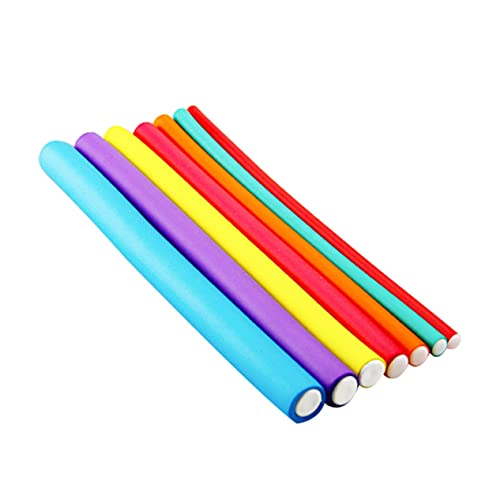 LRXIYODE 20 Stück Lockenwickler Für Kalte Wellen Multifunktionale Haarrollen 1,8cm Für Lange Spirallocken Ohne Hitze Für Damen Einfach Zu Verwenden Zufällige Farben von LRXIYODE