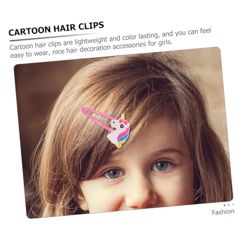 LRXIYODE 20 Stück Teiliges Einhorn Haarklammern für Mädchen Rutschfeste Bunte Haarspangen Modische Kompakte Haarschmuck Clips Vielseitig Kombinierbar Sicherer Halt für Kleinkinder von LRXIYODE