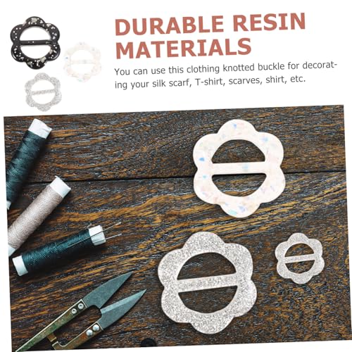 LRXIYODE 20 Stück Teiliges Harz Schalring Shirt Schalclip für Damen Stilvolle Runde Schal schnalle Innendurchmesser Vielseitig für Tücher und Oberbekleidung Modisches Accessoire von LRXIYODE