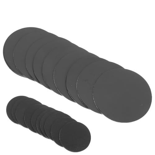 LRXIYODE 20 Stück Teiliges Selbstklebender Magnetische Scheiben für Make-up-palette Runde Magnetdiscs mit Starker Haftung Stabiler Fixierung für Lidschatten Kompakt und Reisefreundlich von LRXIYODE