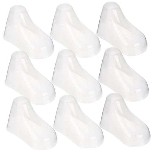 LRXIYODE 20 Stück Teiliges Transparentes Babyfußmodell aus Robustem PVC Langlebiger Schuh Sockendisplayständer für Kleinkindschuhe Formstabil für Ladenauslage und Schuherhaltung von LRXIYODE