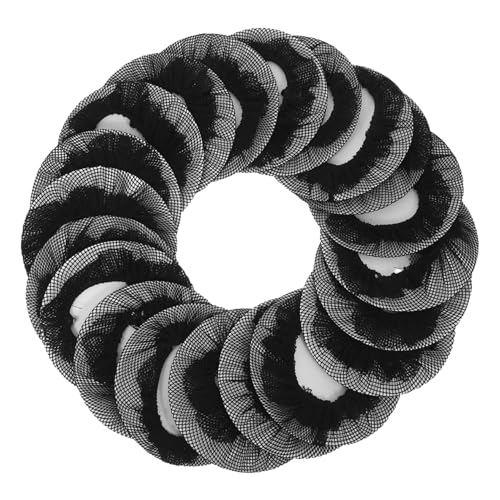 LRXIYODE 20 Stücke Haarnetze Für Unsichtbare Haarnetze Tanz Sichere Abdeckungen Perücke Netze Für Mädchen Dutt Maker Schwarz von LRXIYODE