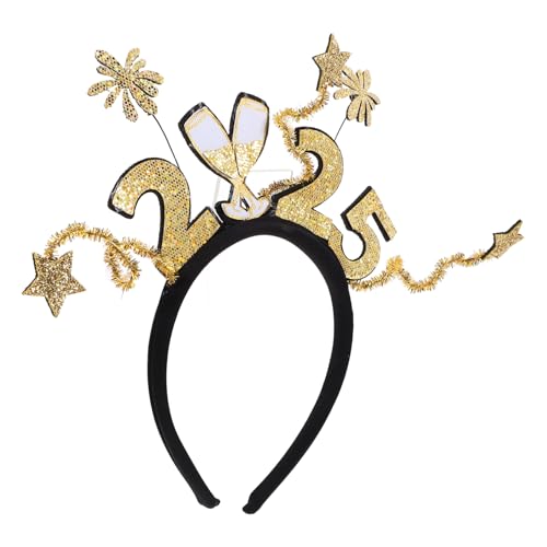 LRXIYODE 2025nummer Neujahr Haarreif Festliche Kopfbedeckung Mit Glitzer Design Für Silvester-feiern Und Gruppenfotos Wiederverwendbares Party-accessoire Für Erwachsene LRXIYODE 2025nummer Neujahr Haarreif Festliche Kopfbedeckung Mit Glitzer Design Für Silvester-feiern Und Gruppenfotos Wiederverwendbares Party-accessoire Für Erwachsene von LRXIYODE
