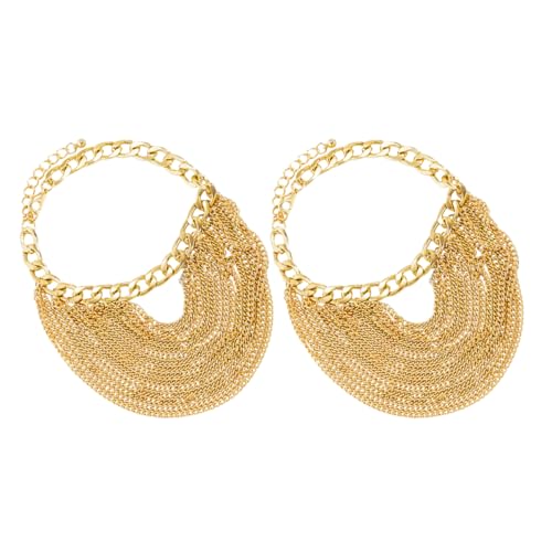 LRXIYODE 2Stücke Goldene Punk Fußkette mit Quasten Layered Knöchelkette für Damen für Strand Party Hochzeit Tägliche Abnutzung Perfektes für Freundinnen LRXIYODE 2Stücke Goldene Punk Fußkette mit Quasten Layered Knöchelkette für Damen für Strand Party Hochzeit Tägliche Abnutzung Perfektes für Freundinnen von LRXIYODE