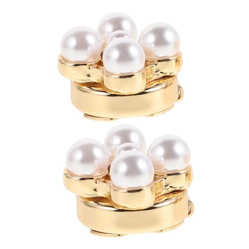 LRXIYODE 2Stücke Manschettenknöpfe für Damen Eleganter Modeschmuck mit Nietendesign Hochzeiten Geburtstagsfeiern Formelle Anlässe Stilvolle für Outfit von LRXIYODE
