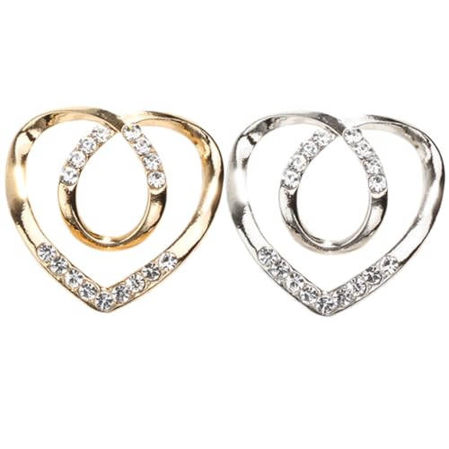 LRXIYODE 2Stücke Seidenschal Ring Clip Krawattenklammern Halter für Kleidung Hemdring Schnalle Befestigen von Schals T Shirts bei Hochzeiten Partys von LRXIYODE