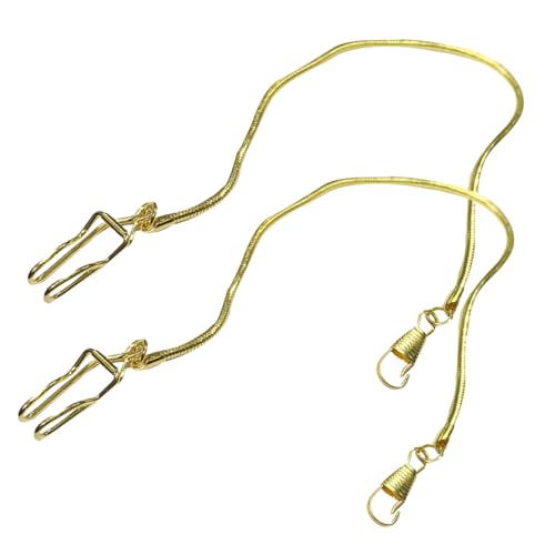 LRXIYODE 2stücke Metall Taschenuhrketten Für Herren Vintage Westenkette Mit Aufhänger Ersatz Verschluss Für Taschenuhren Zubehör von LRXIYODE