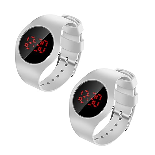 LRXIYODE 2stücke Digitale Junge Mädchen Led-Uhr Mit Verstellbarem Armband Und Klarem Led-digitaldisplay Für Studenten Und Junge Mädchen Weiß LRXIYODE 2stücke Digitale Junge Mädchen Led-Uhr Mit Verstellbarem Armband Und Klarem Led-digitaldisplay Für Studenten Und Junge Mädchen Weiß von LRXIYODE