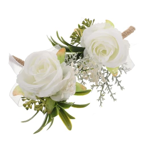 LRXIYODE 2stücke Herren Ansteckblume Künstliche Weiße Rosen Boutonniere Hochzeitszubehör Für Bräutigam Trauzeugen Elegante Anstecknadel Für Hochzeitsfeiern Und Abschlussbälle LRXIYODE 2stücke Herren Ansteckblume Künstliche Weiße Rosen Boutonniere Hochzeitszubehör Für Bräutigam Trauzeugen Elegante Anstecknadel Für Hochzeitsfeiern Und Abschlussbälle von LRXIYODE