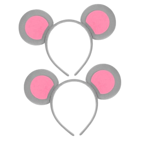 LRXIYODE 2stücke Mäuseohren Haarband Tierohren Stirnband Für Partys Cosplay Und Kostüme Leicht Bequem Für Themenfeste Und Karneval von LRXIYODE