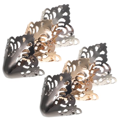 LRXIYODE 3 Paar High Heel Schuhspitzenkappen Fersenschutz Spitzschutz Eisen Robust und Schuhschutz für Damen für Hochzeiten und Partys von LRXIYODE