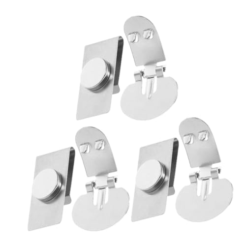 LRXIYODE 3 Paare Magnetische Krawattenhalter Unsichtbare Falten Krawattenclips für Herren und Damen Ausrichtung und Stabiler Halt für Formelle Anlässe von LRXIYODE