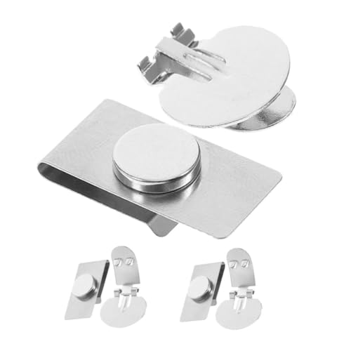 LRXIYODE 3 Paare Magnetische Unsichtbare Krawattenklammern für Herren aus Schonender Krawattenhalter für Business Hochzeit Büro Knitterfrei Sicher Stilvoller Krawattenfixierer von LRXIYODE