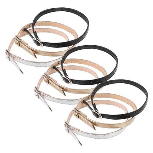 LRXIYODE 3 Paare Verstellbare PU Schuhriemen für Damen Abnehmbare Lose Knöchelriemen Komfortable High Heels Schuhbänder für Sandalen und Absatzschuhe Modisches Fußgelenk Design von LRXIYODE