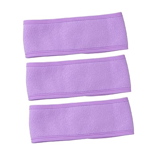 LRXIYODE 3 STÜCKE Teiliges Verstellbares Haarband für und Mädchen zum Abschminken Gesicht Waschen Stylisches Bad Accessoire Komfortabel und Atmungsaktiv von LRXIYODE