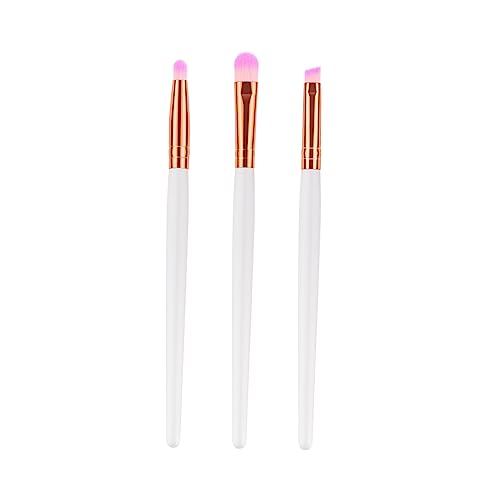 LRXIYODE 3 Stück Kosmetikpinsel Set Teilig mit Holzgriff Nylonborsten Professionelle Make Up Pinsel für Puder Damen Hochwertige Schminkpinsel Langlebig und Einfach zu Halten von LRXIYODE