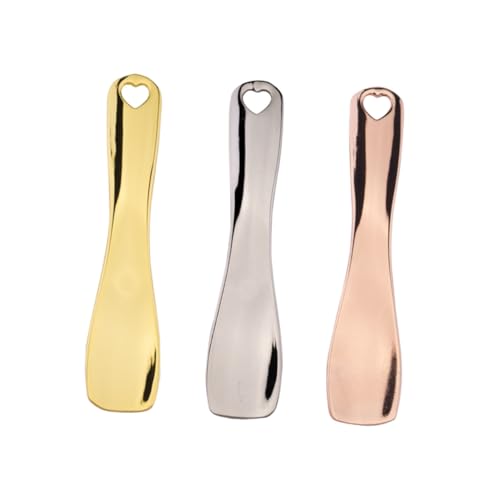 LRXIYODE 3 Stück Kosmetikspatel aus Metall Kompakte Make up Löffel für Gesichtscreme und Maske Tragbar Langlebig und Leicht für Damen und Unterwegs in Gold Silber und Roségold LRXIYODE 3 Stück Kosmetikspatel aus Metall Kompakte Make up Löffel für Gesichtscreme und Maske Tragbar Langlebig und Leicht für Damen und Unterwegs in Gold Silber und Roségold von LRXIYODE