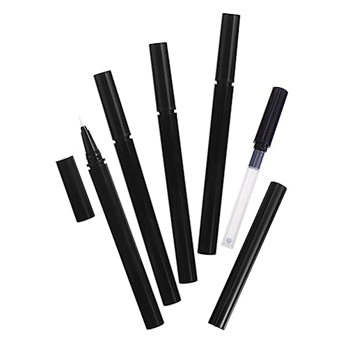 LRXIYODE 3stücke Leerer Eyeliner Stift Tube Mit Pinsel Tipps Für Flüssiger Eyeliner Aufbewahrung Kosmetikbehälter Nachfüllbar Für Nagelöl Etc von LRXIYODE