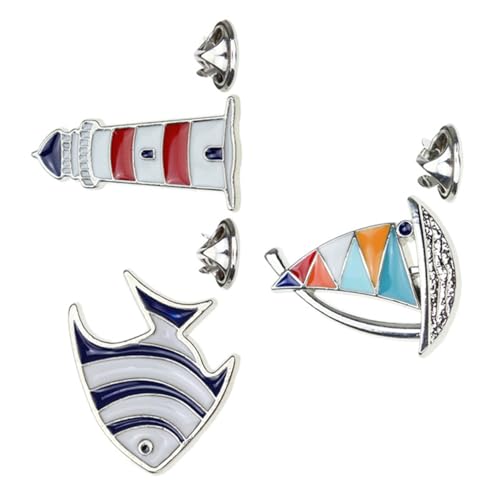 LRXIYODE 3 Stück Stil Anstecknadeln Tropical Fish Segelboot Leuchtturm Broschen Pin Schmuck für Kleidung Taschen Party Hochzeit Damen Accessoires LRXIYODE 3 Stück Stil Anstecknadeln Tropical Fish Segelboot Leuchtturm Broschen Pin Schmuck für Kleidung Taschen Party Hochzeit Damen Accessoires von LRXIYODE