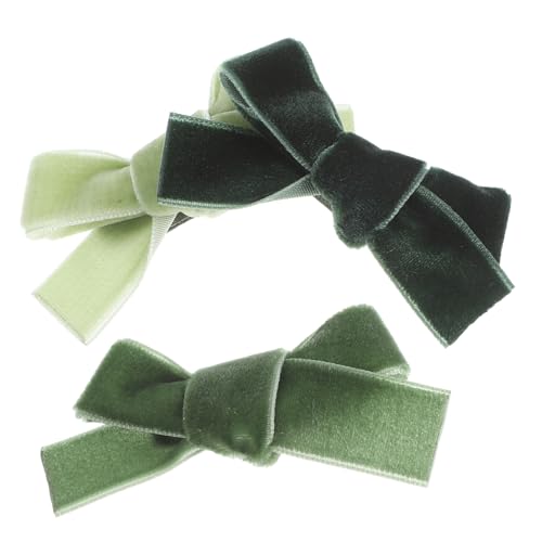 LRXIYODE 3 Stück Teiliges Haarklammern Mädchen Samtige Grüne Haarschleifen Clips Rutschfest Langlebig und Formbeständig Dekorative Haarspangen für Junge Mädchen Geeignet für Verschiedene LRXIYODE 3 Stück Teiliges Haarklammern Mädchen Samtige Grüne Haarschleifen Clips Rutschfest Langlebig und Formbeständig Dekorative Haarspangen für Junge Mädchen Geeignet für Verschiedene von LRXIYODE