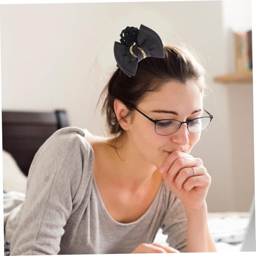 LRXIYODE 3 Stück Teiliges Haarnetz mit Schleifen bowknot Netz haarnetz für Damen Eleganter Haarschmuck Sanftes Material Einfach zu Benutzen für Professionelle und Stilvolle von LRXIYODE