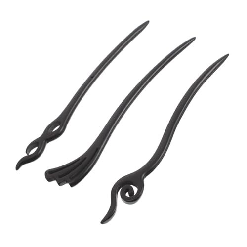 LRXIYODE 3 Stück Teiliges Handgefertigte Holz Haarstäbe Chinesischer Antiker Stil Langlebige Haarnadeln für Damen Hanfu Frisuren Traditionelle Haarschmuck Dutts Zubehör von LRXIYODE
