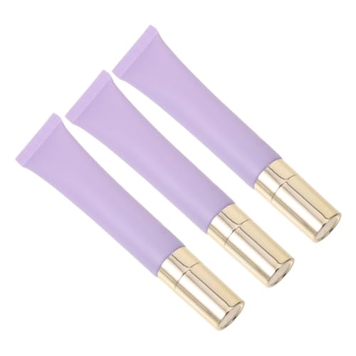LRXIYODE 3 Stück Teiliges Leere Augencreme Tube mit Massagekopf Nachfüllbare Ätherische Öle Spender für Reisen und Alltag für und Mädchen von LRXIYODE