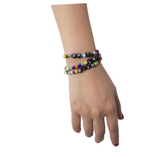 LRXIYODE 3 Stück Teiliges Perlen Armband Bunt Leichtes Schmuck für Frauen Freundinnen Alltag Party Reise von LRXIYODE
