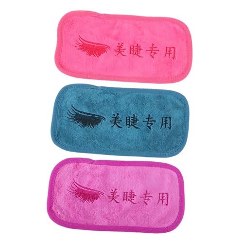 LRXIYODE 3 Stück Teiliges Weiche Stirnkissen für Wimpernverlängerung Hautfreundliche Kosmetiktücher für Make Up und Beauty Rutschfeste Stirnpolster zur Stabilisierung bei von LRXIYODE